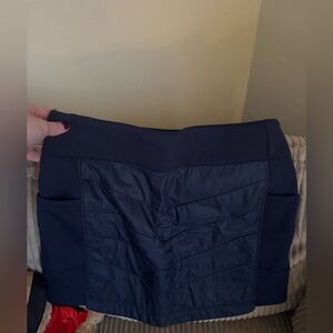 Smartwool Smartloft Pull on Wool Quilted Skirt for Hiking S
